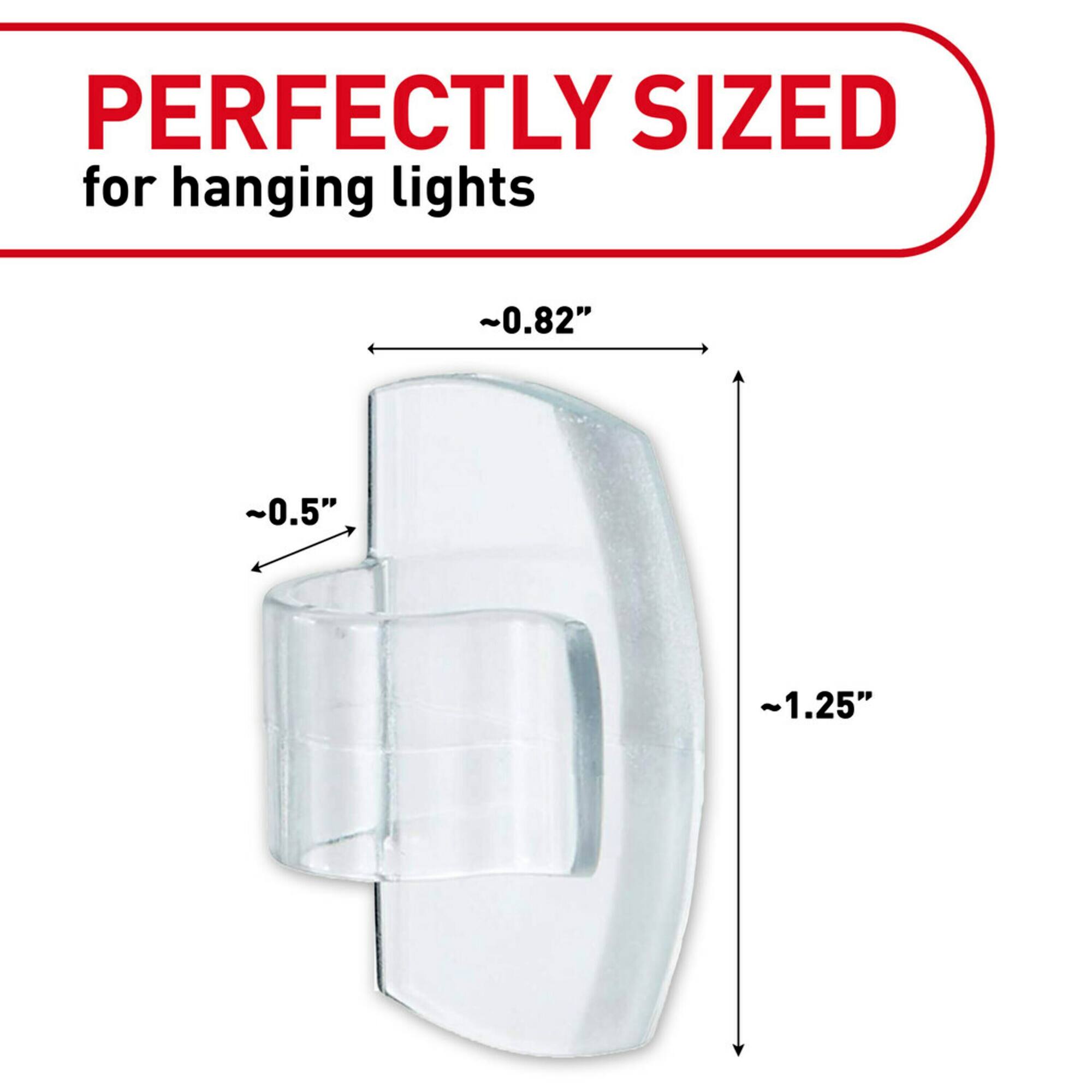 Command™ Outdoor Light Clips with Foam Strips
